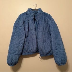 wild fable cropped puffer jacket